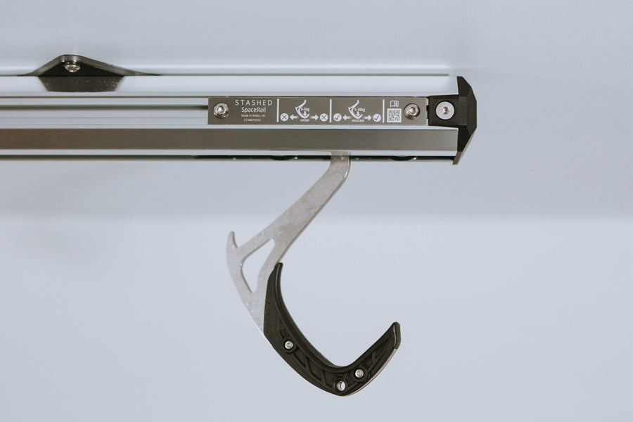 road.cc and offroad.cc check out the spacerail sliding bike storage system