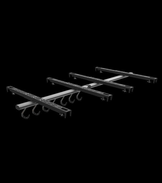 Système de stockage de vélo d'espace-voies/support de rack