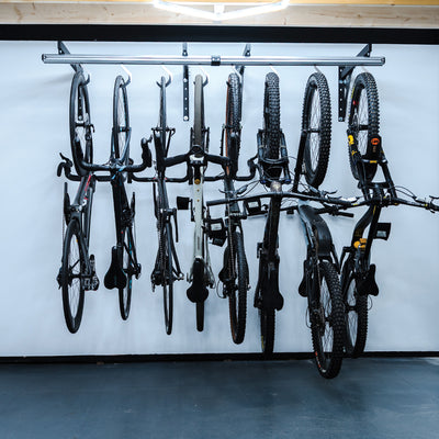 Almost Perfect SpaceRail - 8 Bike Wall