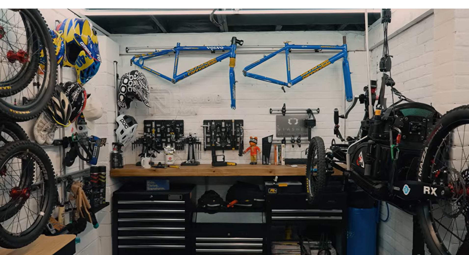 Inside Martyn Ashton's Garage