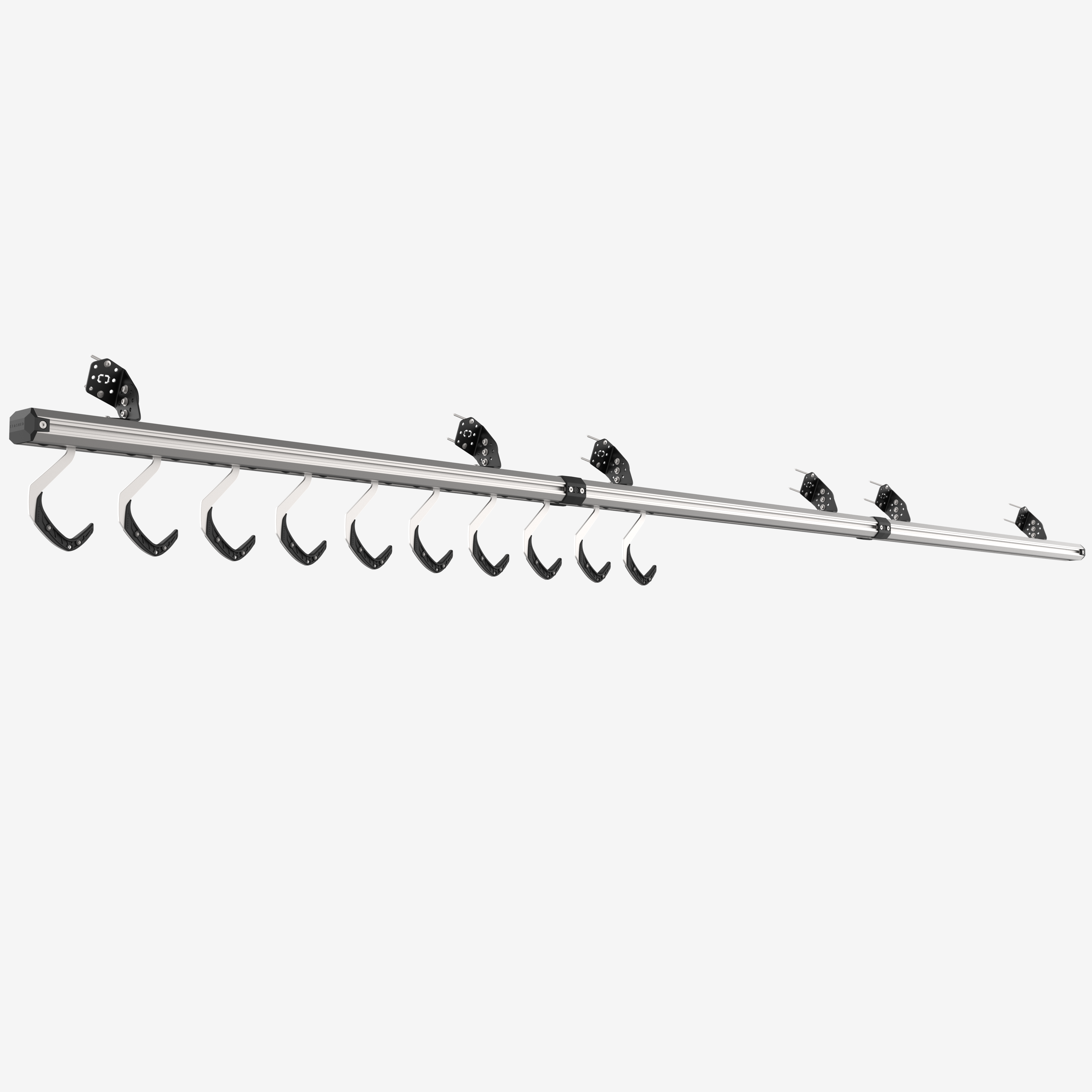 SpaceRail Bike Storage System - Angle