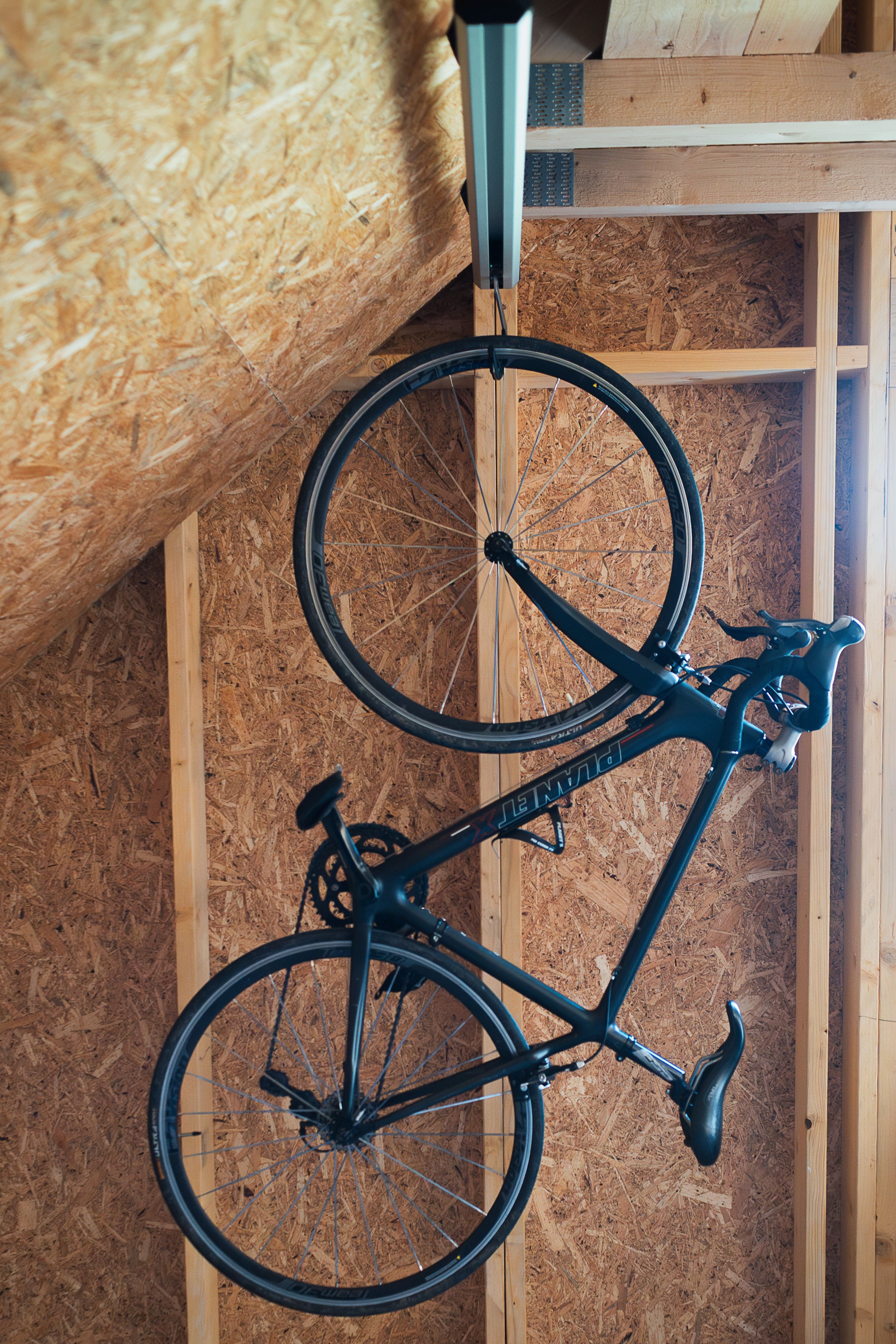 SpaceRail Bike Storage System - Angle