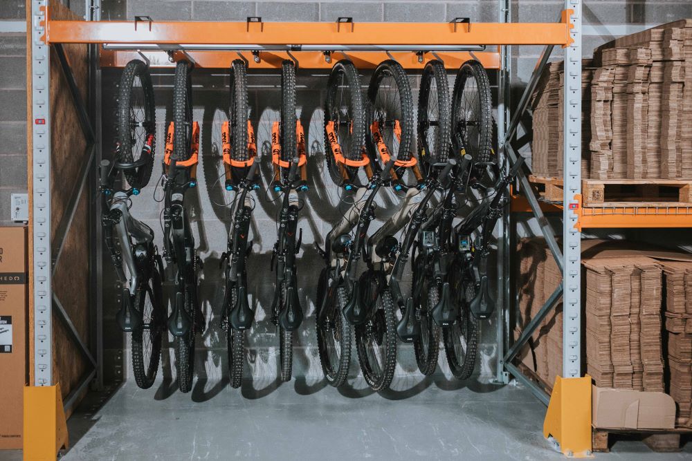 SpaceRail Bike Storage System Rack Mount