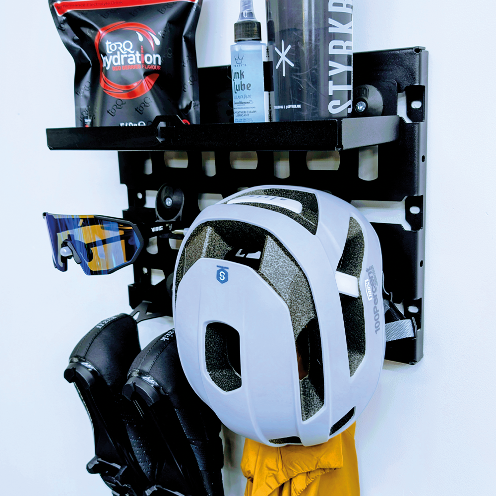bike helmet storage Stashed LodeStar Cycling Starter Set