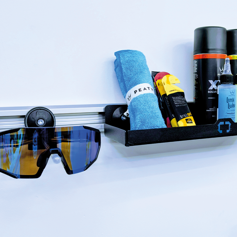 LodeStar kit storage on the wall