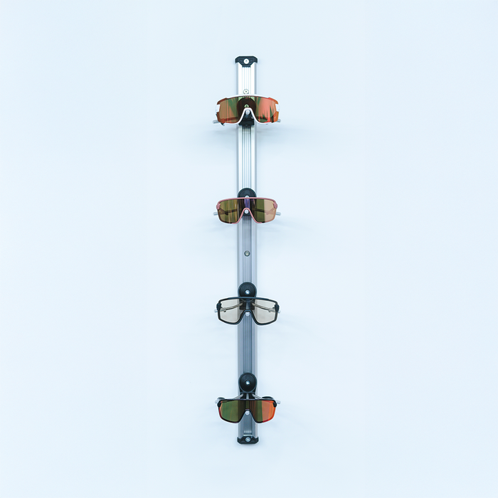 LodeStar Sunglasses Display Stand in use
