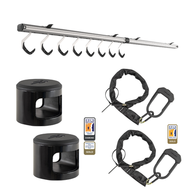 SpaceRail + Gold Sold Secure Security Protection Set