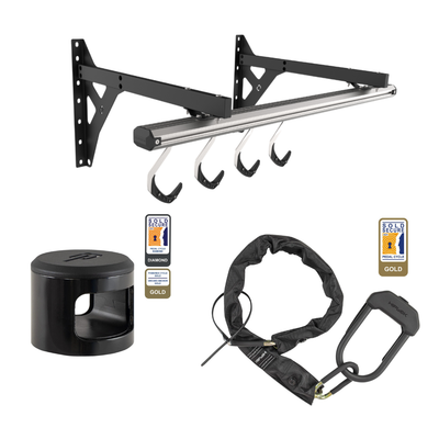 SpaceRail + Gold Sold Secure Security Protection Set