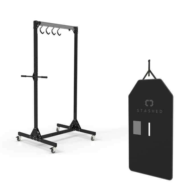 Freistehend + FreeWheel-Kit + Launch-Pad-Schutzset