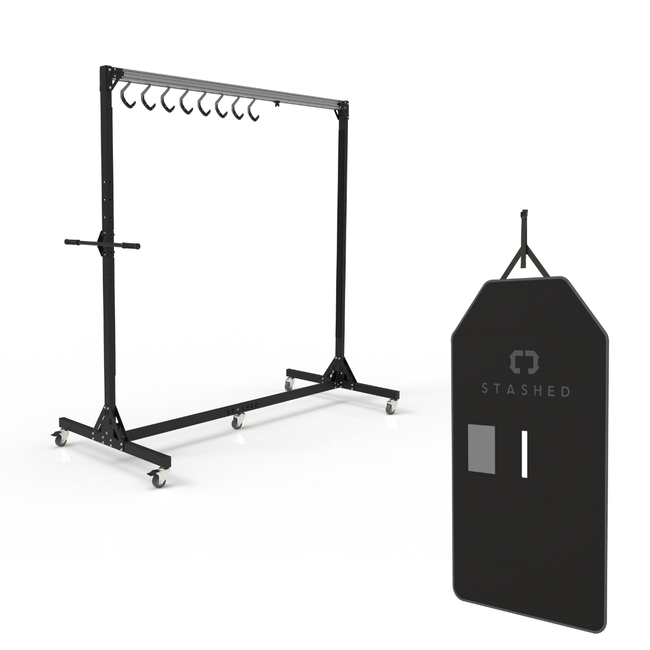 Freistehend + FreeWheel-Kit + Launch-Pad-Schutzset