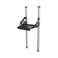 SpaceRail ONE Rail Mounted Starter Set bolted to two vertical wall rails