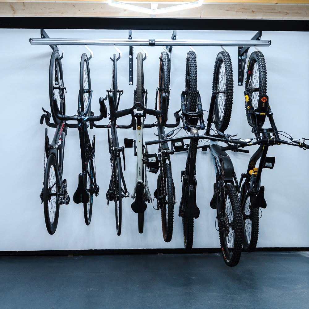 Almost Perfect SpaceRail - 8 Bike Wall