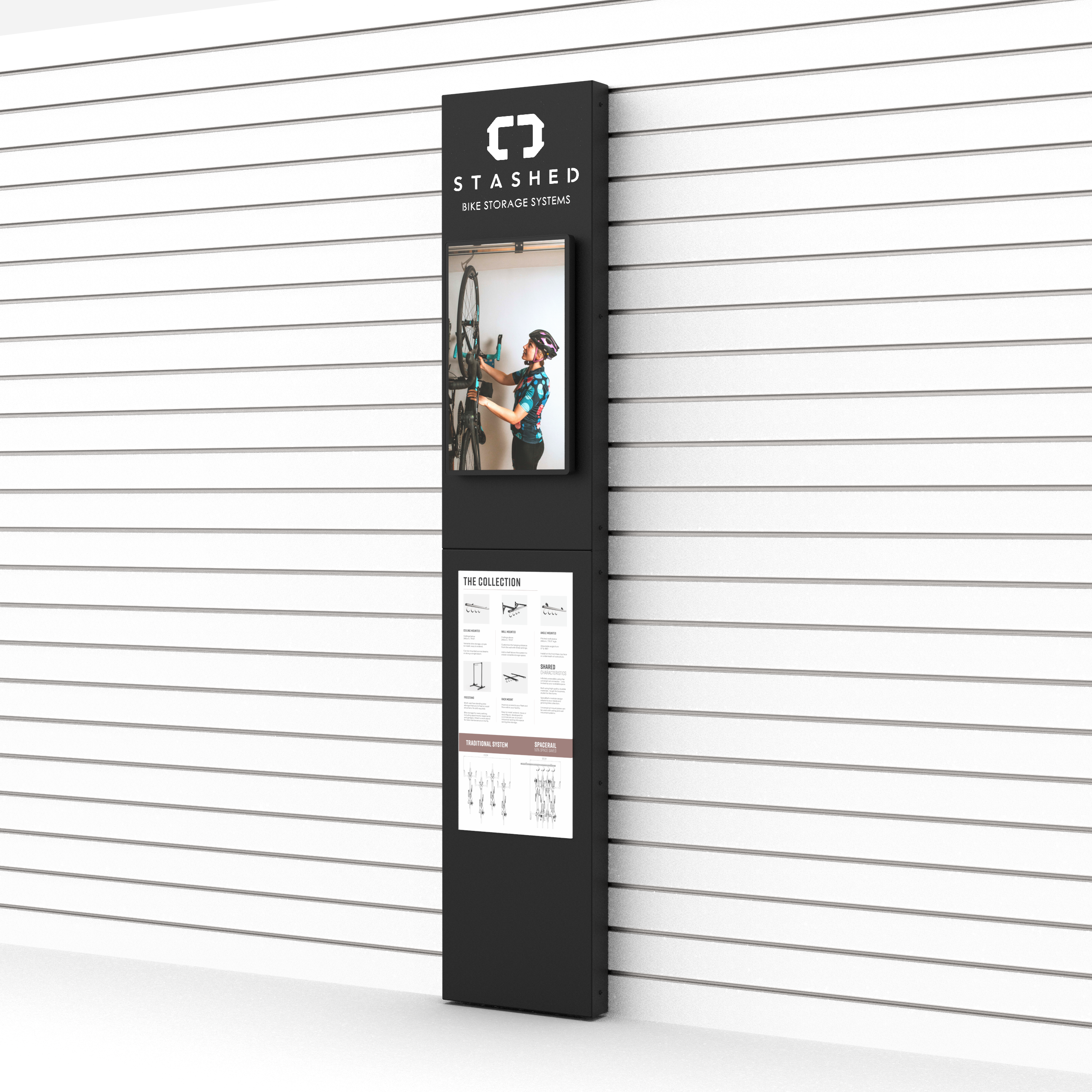 Einzelhandels-Display-Totem