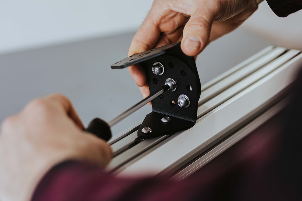 SpaceRail Bike Storage System / Angle. Adjustable and extendable bike storage system. Stashed Products