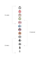 Pedal wrap large colour chart